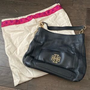 Tory Burch Black Britten Hobo